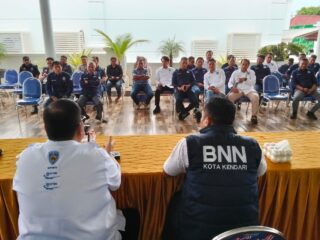 Usai Rapat Pleno RAKERPROV; Pengurus IMI Sultra Melaksanakan Tes Urine Di Kediaman Anton Timbang