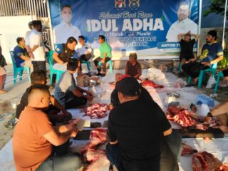 Kadin Sultra Salurkan Hewan Qurban Wujud Kepedulian Sosial