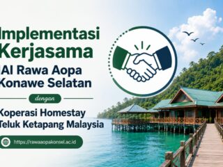 Pertahankan Kerjasama dengan Kuala Terengganu, IAI Rawa Aopa Laksanakan MoU dan IA Bersama Koperasi Homestay Teluk Ketapang